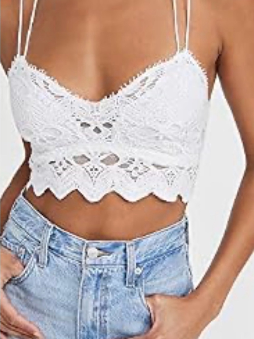 Free People One Lace Bralette Cami size XS - Picture 4 of 4